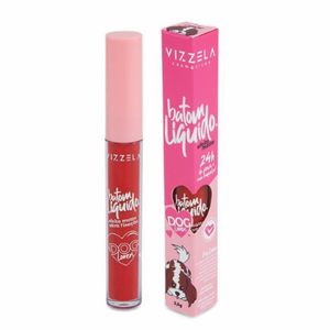 Batom Líquido Vizzela Dog Lovers Cor 08 Cavalier 3,5g
