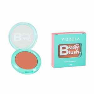 Blush Compacto Vizzela Beauty Cor 04 Queen 4,6g