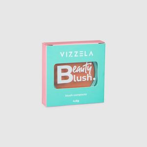 Blush Compacto Vizzela Beauty Cor 04 Queen 4,6g