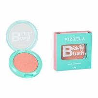 Blush Compacto Vizzela Beauty Cor 02 Glam 4,6g
