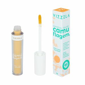 Corretivo Líquido Vizzela Camuflagem Amarelo 5g