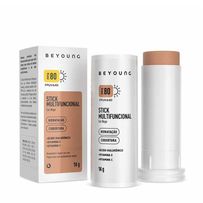Protetor Solar Facial Beyoung Stick Multifuncional FPS80 Cor Bege 14g