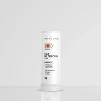Protetor Solar Facial Beyoung Stick Multifuncional FPS80 Cor Bege 14g