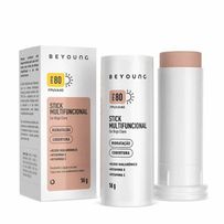 Protetor Solar Facial Beyoung Stick Multifuncional FPS80 Cor Bege Claro 14g