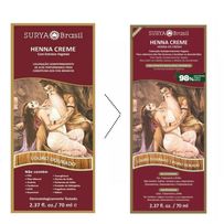 Tintura Henna Creme Surya Brasil Louro Dourado 70ml