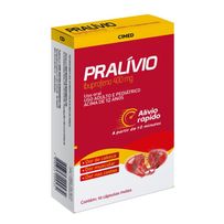Analgésico Ibuprofeno 400mg Pralívio Cimed 10 Cápsulas Moles