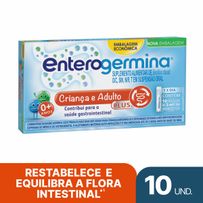 Probiótico Enterogermina Plus Tamanho Família 10 Frascos De 5ml Cada