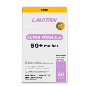 Suplemento Alimentar Lavitan Super Fórmula 50+ Mulher 60 Comprimidos