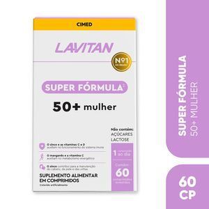 Suplemento Alimentar Lavitan Super Fórmula 50+ Mulher 60 Comprimidos