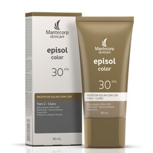 Protetor Solar Mantecorp Episol Color Tom 2 Claro FPS30 40ml
