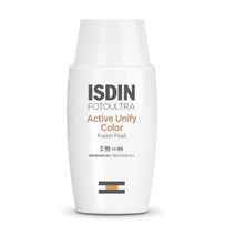 Clareador Protetor Solar Facial Isdin Foto Ultra Active Unify Color FPS 99 - 50ml