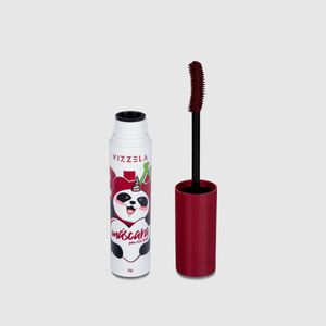 Máscara para Cílios Vizzela Big No Panda Cherry Bordô 5g