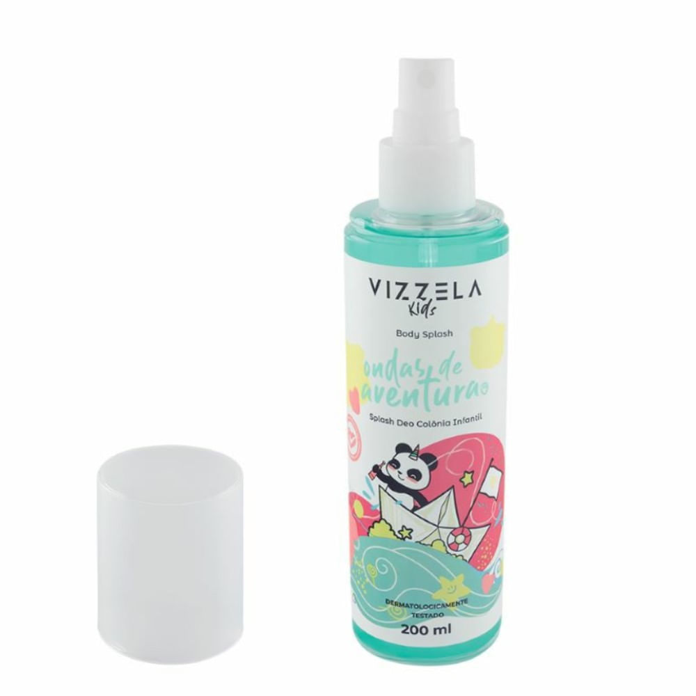 Body Splash Deo Colônia Infantil Vizzela Kids Ondas de Aventura 200ml