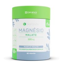 Magnésio Malato 500mg Bioroots 60 Cápsulas