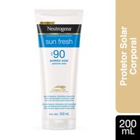 Protetor Solar Corporal Neutrogena Sun Fresh Fps90 200ml