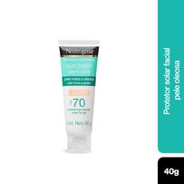 Protetor Solar Facial Neutrogena Sun Fresh Oily Skin Pele Clara FPS 70 40g