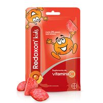 Redoxon Kids Vitamina C Sabor Morango Bayer 25 Unidade
