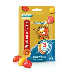 Redoxon Kids+ Vitamina C + D E Zinco 25 Unidades