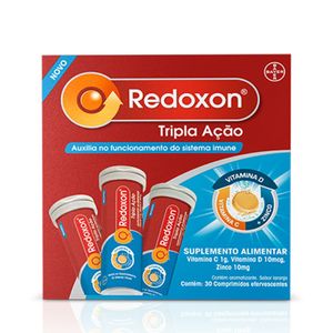 Redoxon Tripla Ação Bayer 30 Comprimidos Efervescentes