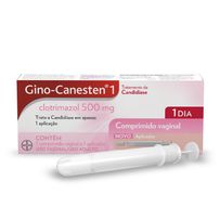 Gino Canesten 1 Dia Bayer 1 Comprimido Vaginal + 1 Aplicador