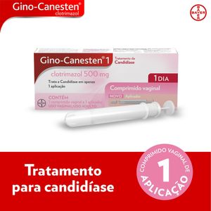 Gino Canesten 1 Dia Bayer 1 Comprimido Vaginal + 1 Aplicador