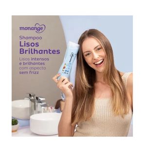 Shampoo Monange Lisos Brinlhantes 325ml