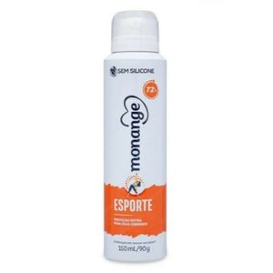 Desodorante Antitranspirante Aerosol Monange Esporte 150ml