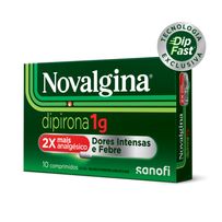 Novalgina 1g Dipirona Adulto 10 comprimidos