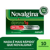 Novalgina 1g Dipirona Adulto 10 comprimidos