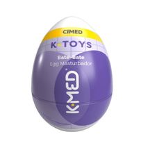 Masturbador Masculino K-Med K-Toys Bate Bate de Silicone Cores Sortidas 1 Unidade