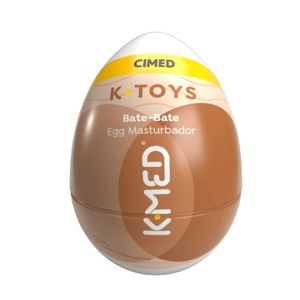 Masturbador Masculino K-Med K-Toys Bate Bate de Silicone Cores Sortidas 1 Unidade