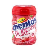 Goma De Mascar Mentos Pure Fresh Morango 56g