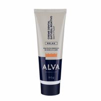 Creme Dental Natural Bioativo Alva Relax Canela e Limão Sem Flúor 90g