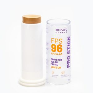 Protetor Solar Stick Multifuncional Pink Cheeks com Cor Pro Stick Pro20 FPS95 14g