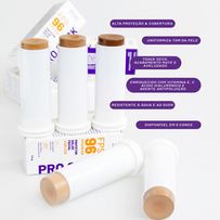 Protetor Solar Stick Multifuncional Pink Cheeks com Cor Pro Stick Pro15 FPS95 14g