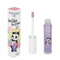 Gloss Labial Infantil Vizzela Kids Brilha Brilha Cor Aurora 3ml