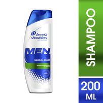 Shampoo De Cuidados Com A Raiz Head & Shoulders Men Menthol Sport 200ml
