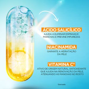 Hidratante Facial Garnier Uniform & Matte Toque Seco Antiacne 85g