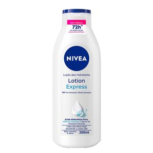 Loção Hidratante Nivea Lotion Express 72h Hidratação Profunda 200ml