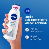 Loção Hidratante Nivea Lotion Express 72h Hidratação Profunda 200ml