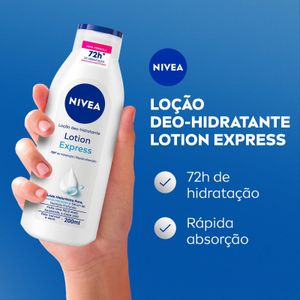 Loção Hidratante Nivea Lotion Express 72h Hidratação Profunda 200ml