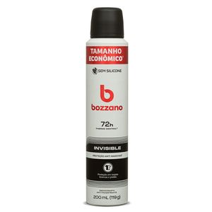 Desodorante Aerosol Bozzano Invisible 200ml