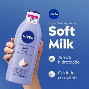 Hidratante Desodorante Nivea Soft Milk 400ml