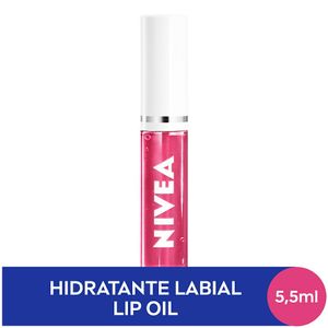 Hidratante Labial Lip Oil Nivea Brilho Nutritivo Pink Rock 5,5ml