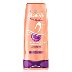 Condicionador Elseve Liso Dos Sonhos Desmaia Fios 400ml
