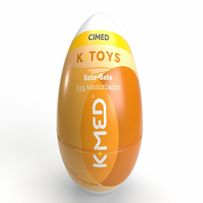 Masturbador Masculino K-Med K-Toys Bate Bate de Silicone Textura Silky Cor Laranja 1 Unidade