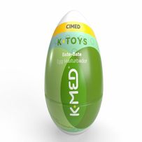 Masturbador Masculino K-Med K-Toys Bate Bate de Silicone Textura Clicker Cor Verde 1 Unidade