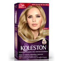 Tintura Wella Koleston 81 - Louro Cinza Claro