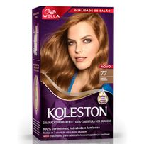 Tintura Wella Koleston 77 - Marrom dourado