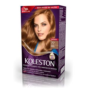 Tintura Wella Koleston 77 - Marrom dourado